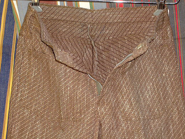 DICKIES LOT 17215 L FLARE BROWN 50%POLYESTER 50%COTTON