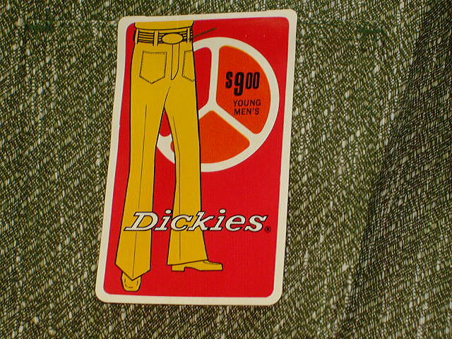 DICKIES LOT 17215 M FLARE GREEN 50%POLYESTER 50%COTTON