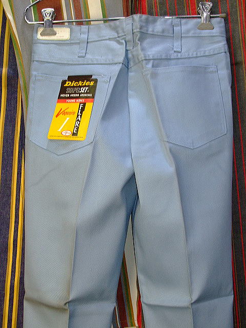 DICKIES LOT 4785 W FLARE LIGHTBLUE 50%POLYESTER 50%COTTON