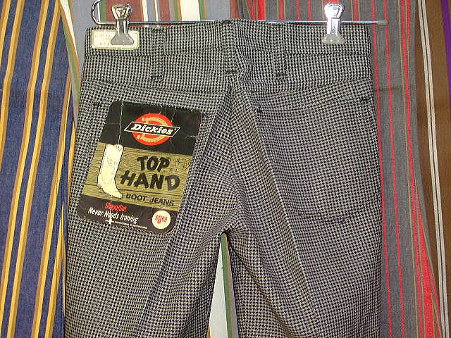 DICKIES LOT 929 B TOP HAND BOOT JEANS SHAPE/SET BOOT-CUT GRAY 50%POLYESTER 50%COTTON