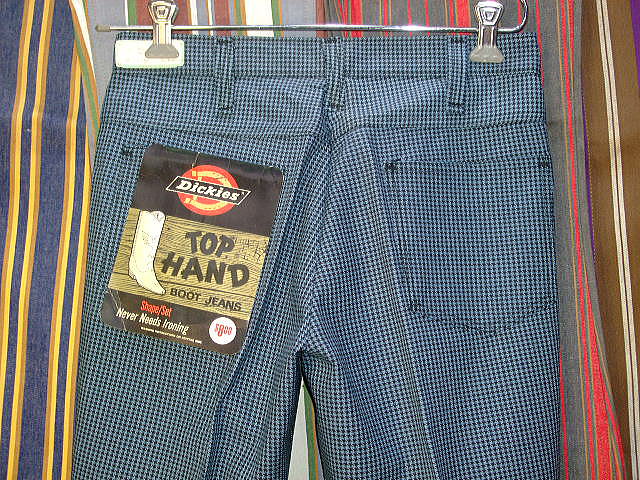 DICKIES LOT 929 C TOP HAND BOOT JEANS SHAPE/SET BOOT-CUT BLUE 50%POLYESTER 50%COTTON