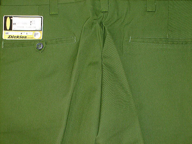 DICKIES LOT M 10110 B DARKGREEN 65%POLYESTER 35%COMBED COTTON