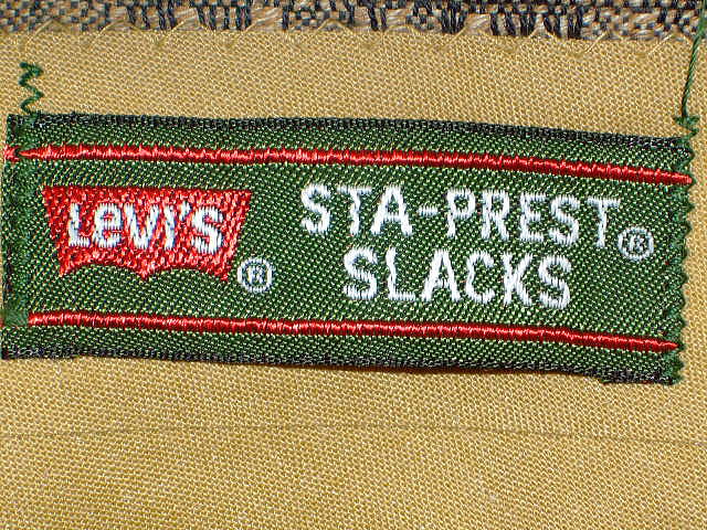 LEVI'S STA-PREST BRAND SLACKS LOT 625-7923