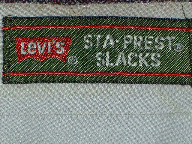 LEVI'S STA-PREST BRAND SLACKS LOT 640-7683