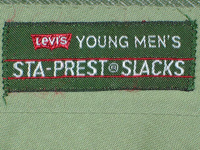 LEVI'S STA-PREST BRAND SLACKS LOT 640-9035