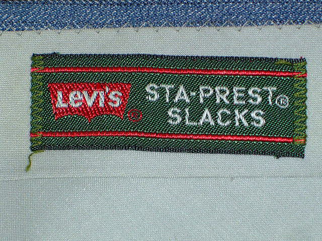LEVI'S STA-PREST BRAND SLACKS LOT 666-0001