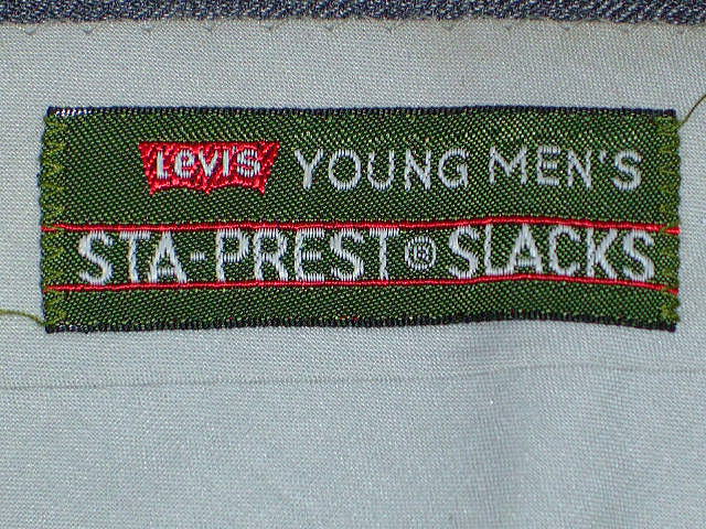 LEVI'S STA-PREST BRAND SLACKS LOT 666-0002